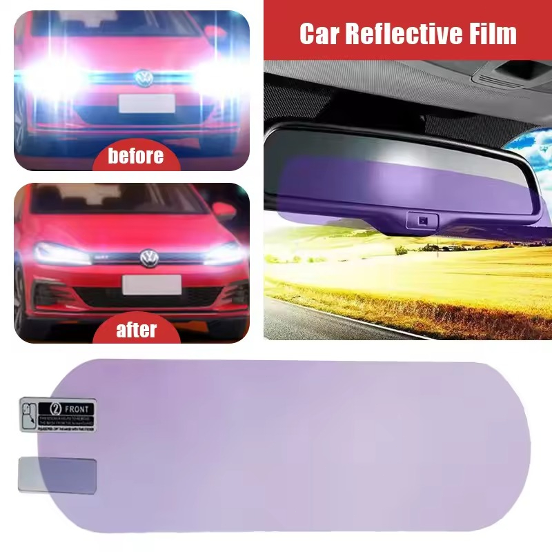 Anti Glare Car Rearview Mirror Film - Interior do carro espelho retrovisor anti-reflexo