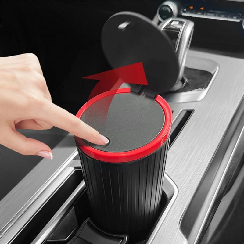 Waterproof Car Trash Can With Lid - Waterproof Car Trash Can com Press
