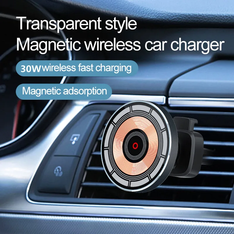 Carregador sem fio magnético p - Wireless Car Charger Mount Fast Charging avaliação e preço