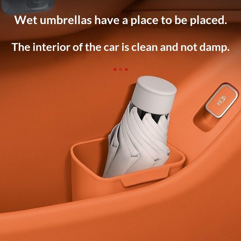 Novo Porta-Copos de Silicone p - Waterproof Car Trash Can With Lid avaliação e preço