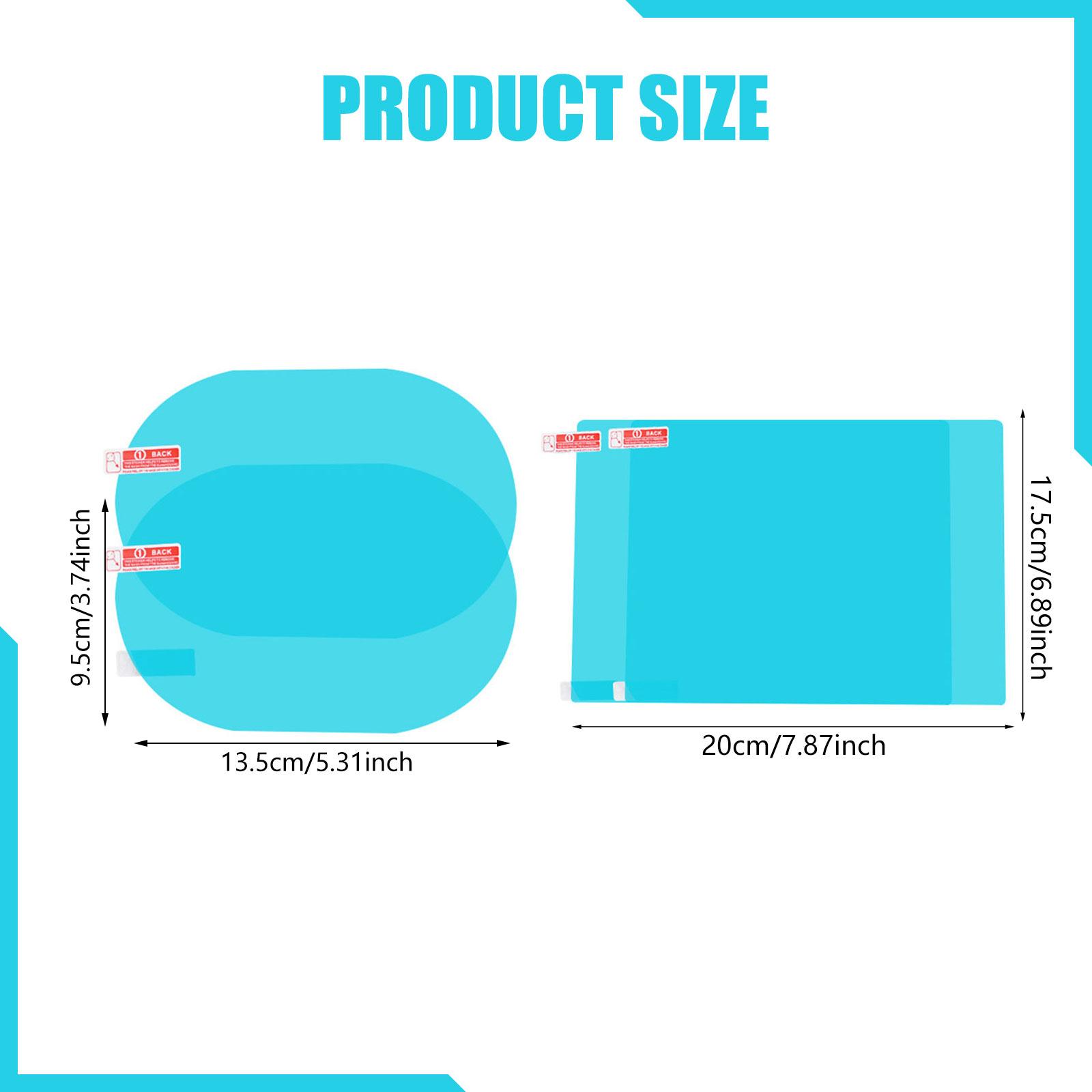 Película para vidros laterais  - Anti Glare Car Rearview Mirror Film avaliação e preço