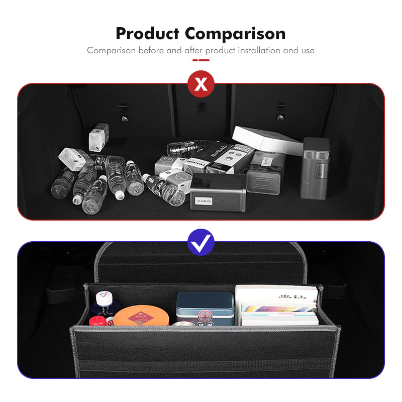 Organizador de Porta-Malas Dob - Car Trunk Organizer Foldable Storage Box avaliação e preço
