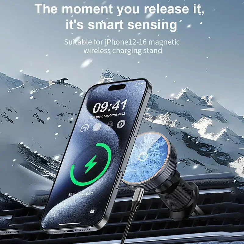 Carregador de Carro Sem Fio Ma - Magnetic Phone Holder For Car Vent avaliação e preço